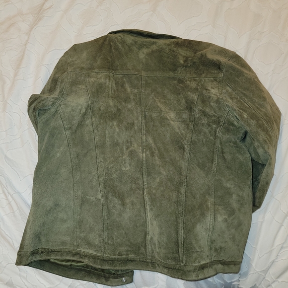 Vintage 100% suede leather jacket - Picture 2 of 2